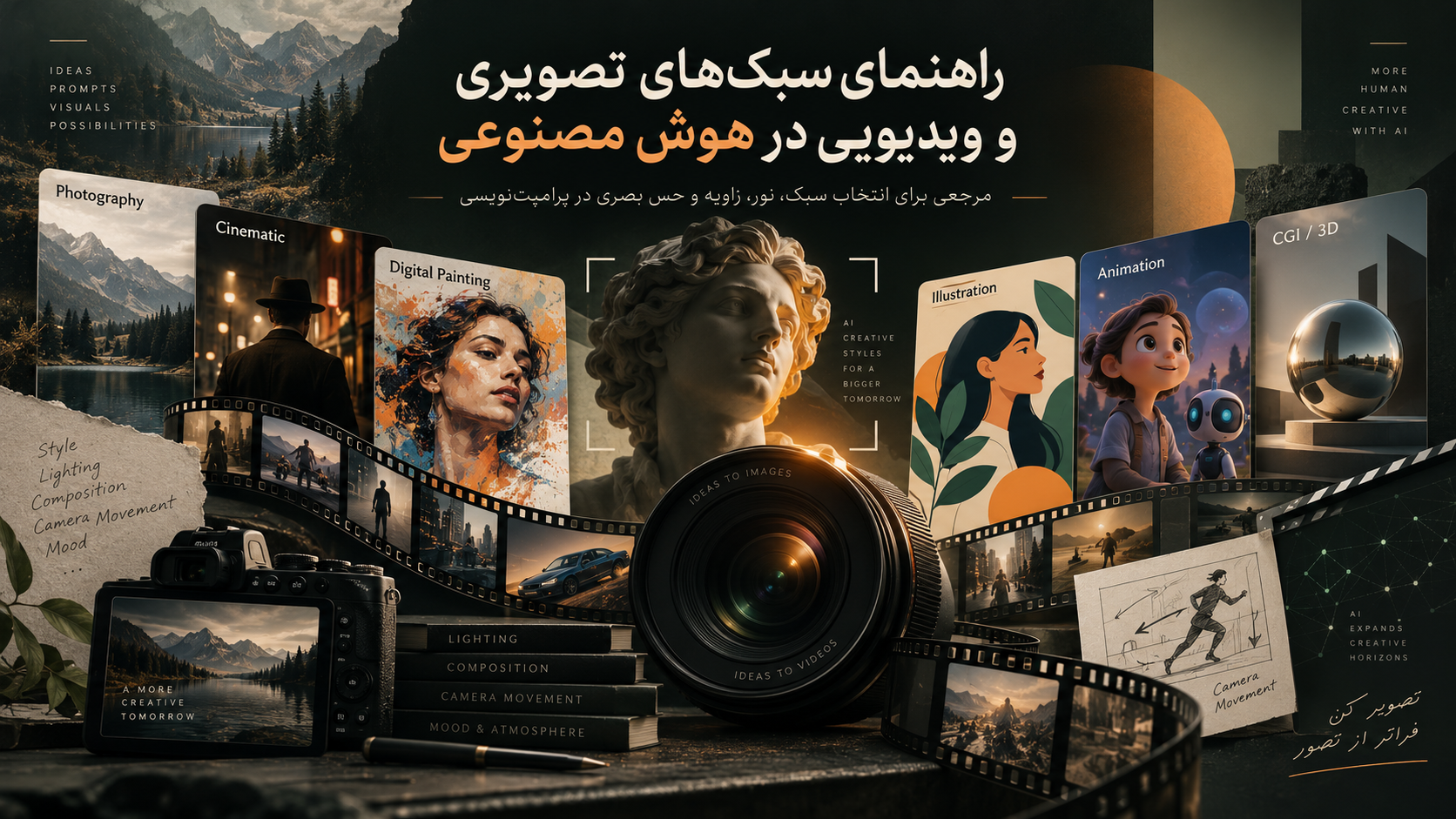 از عکاسی تا سینما | پیدا کردن سبک مناسب برای هر ایده